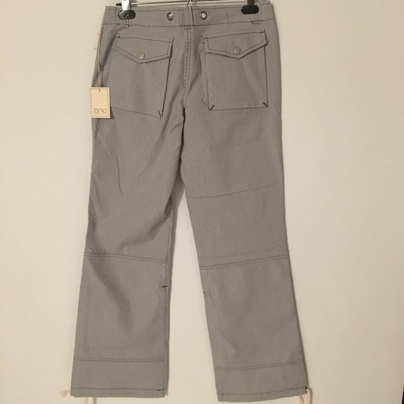 90s/Y2k wide legged skater pants grosgrain striped pants low rise - Picture 1 of 6